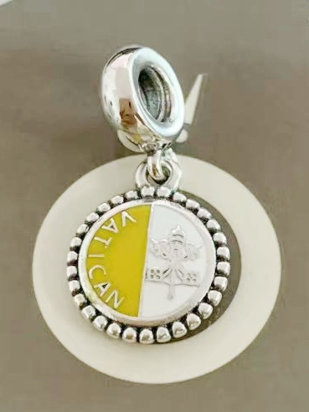 Pandora Vatican Flag Exclusive Charm Bead